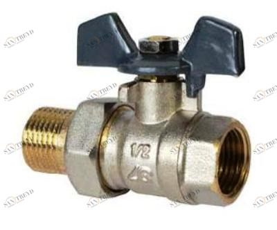 Кран шаровый амер. 3/4 U В г/ш со сгоном баб AQL 1168 AQL 1168 AQUALINK 181222