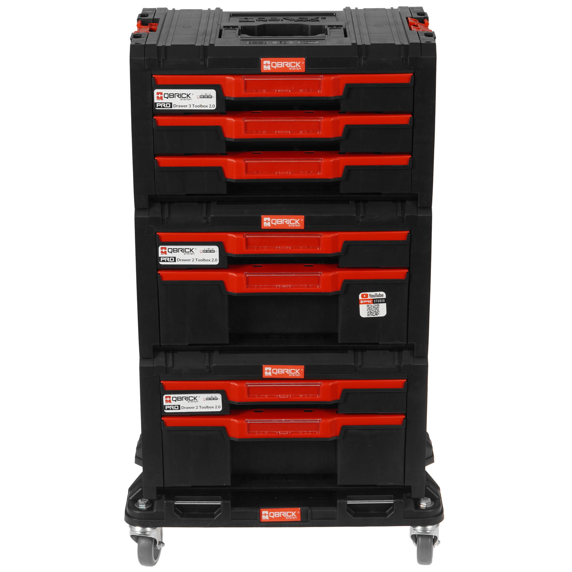 Модульная система для инструмента и принадлежностей Qbrick System PRO Drawer Workshop Set 1 9010728 STDN-0073582 - Вид №1