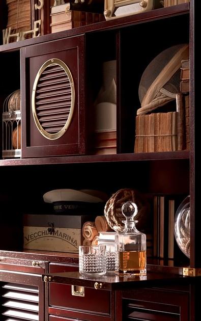 Caroti Модульный офисный книжный шкаф из дерева  911  - Вид №3