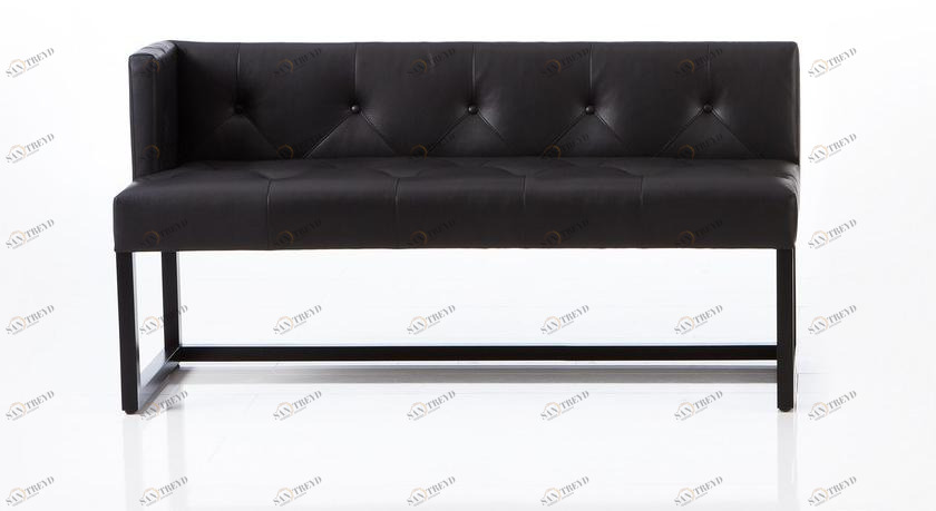 brühl Стеганая кожаная скамейка со спинкой Belami sun-id-1455482