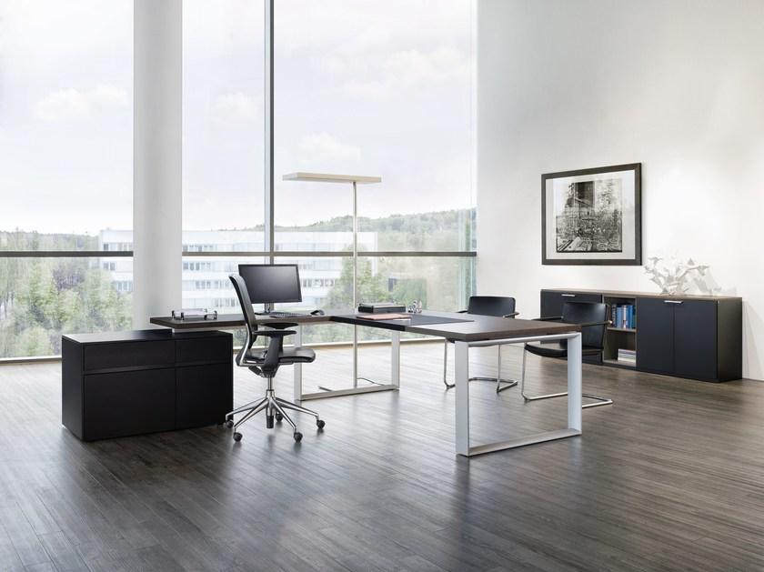 RENZ Прямоугольный письменный стол из дерева Sono sun-id-1484326 - Вид №2