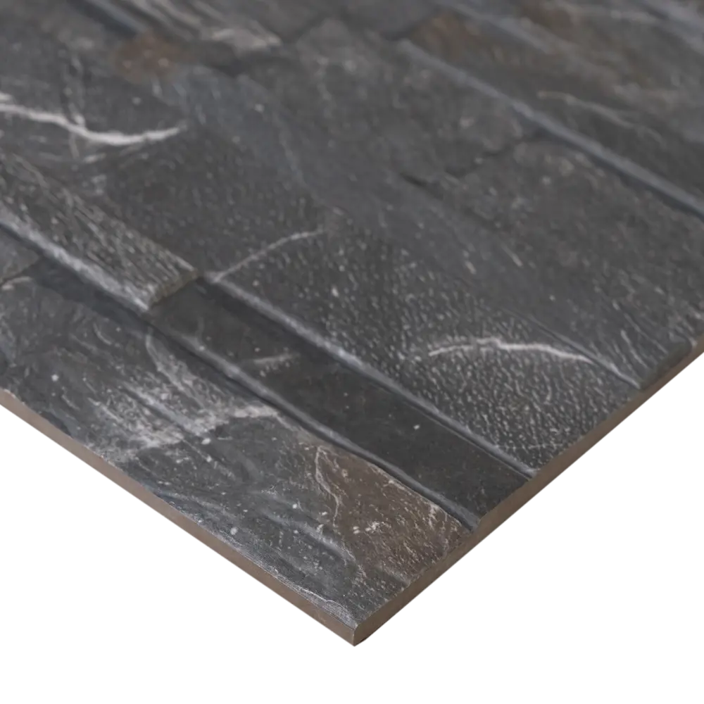 Керамогранит Concor Slate Black 30x60 см - матовый сланец для стен и пола 89386043 STLM-1506444 - Вид №3