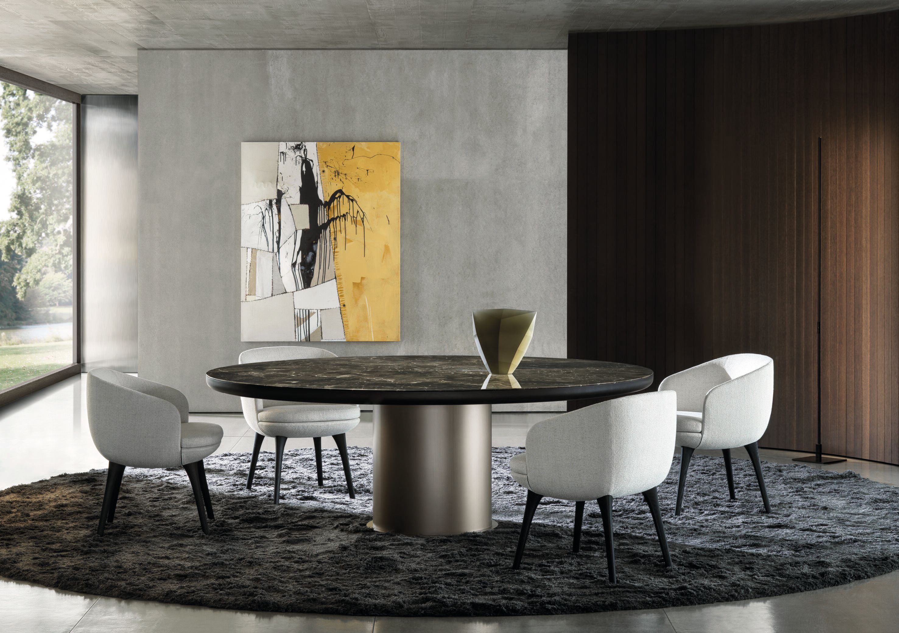 Круглый мраморный стол Minotti Брэди ARCH-00107823 - Вид №1