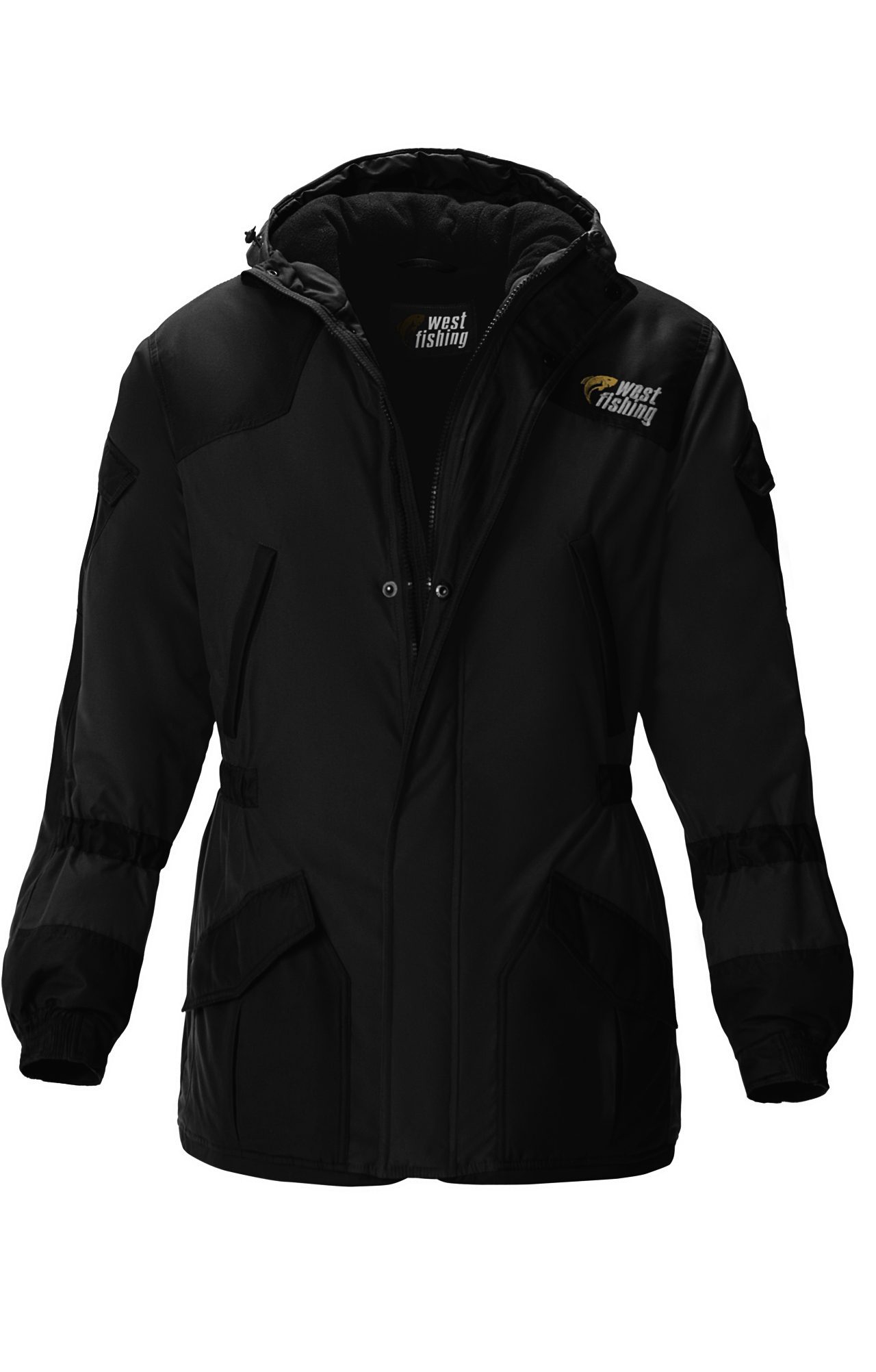 5039454 Костюм  утепленный черный West Fishing  Зимняя спецодежда Santreyd  - Вид №3