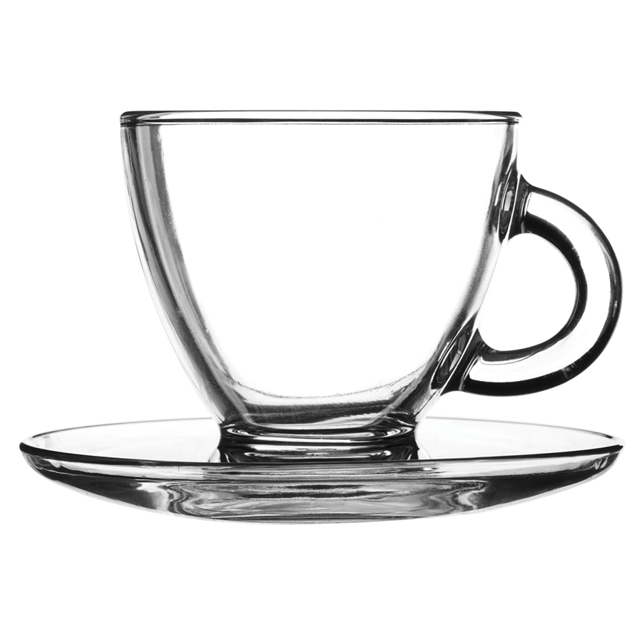 R0041.604 Набор из 2 чашек для капучино с блюдцами entertain 200 мл Ravenhead  - Вид №5