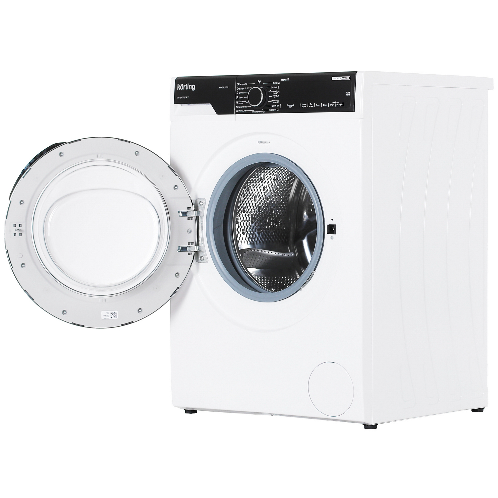 5355544 Стиральная машина Korting KWM 58ILS1299 белый STDN-0104555 - Вид №4