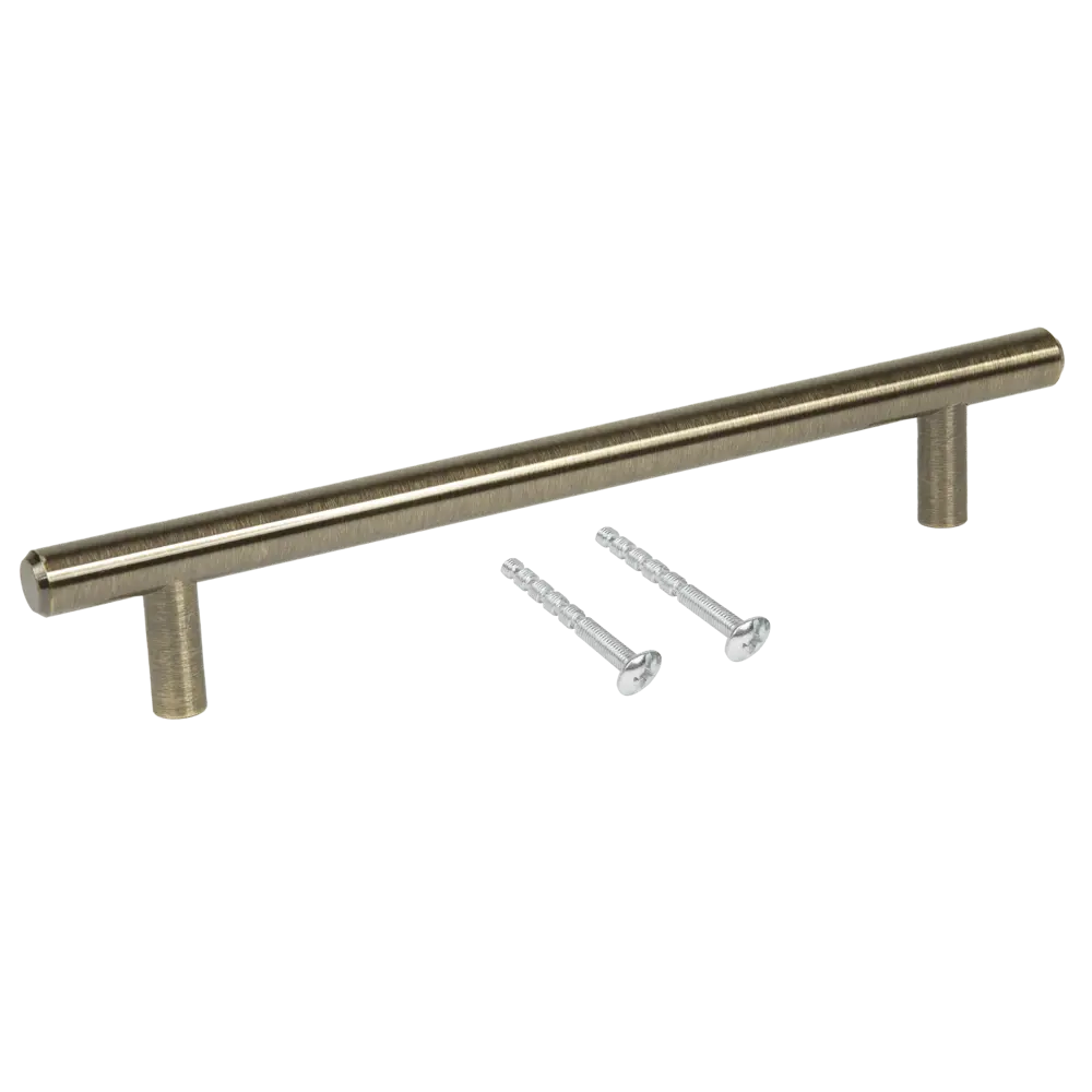 86858685 Ручка-рейлинг мебельная 112 160 мм цвет бронза STLM-1012181 Jet  - Вид №2