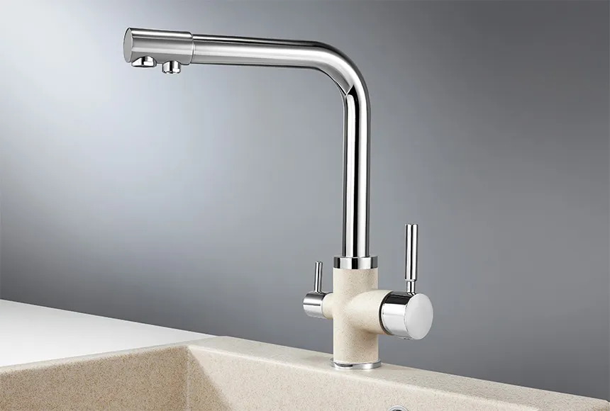 3015, XРОМ/ПИРИТ, СМЕСИТЕЛЬ КУХОННЫЙ GRANULA 3015-ST49