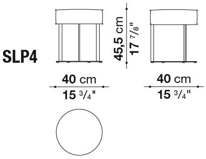 Maxalto Пуф / журнальный столик Lithos sun-id-1482381 - Вид №1