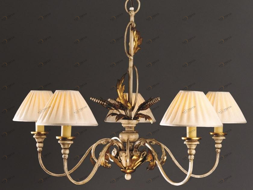 OFFICINACIANI Люстра из железа непрямого света Spighe Hl1029ch-5 