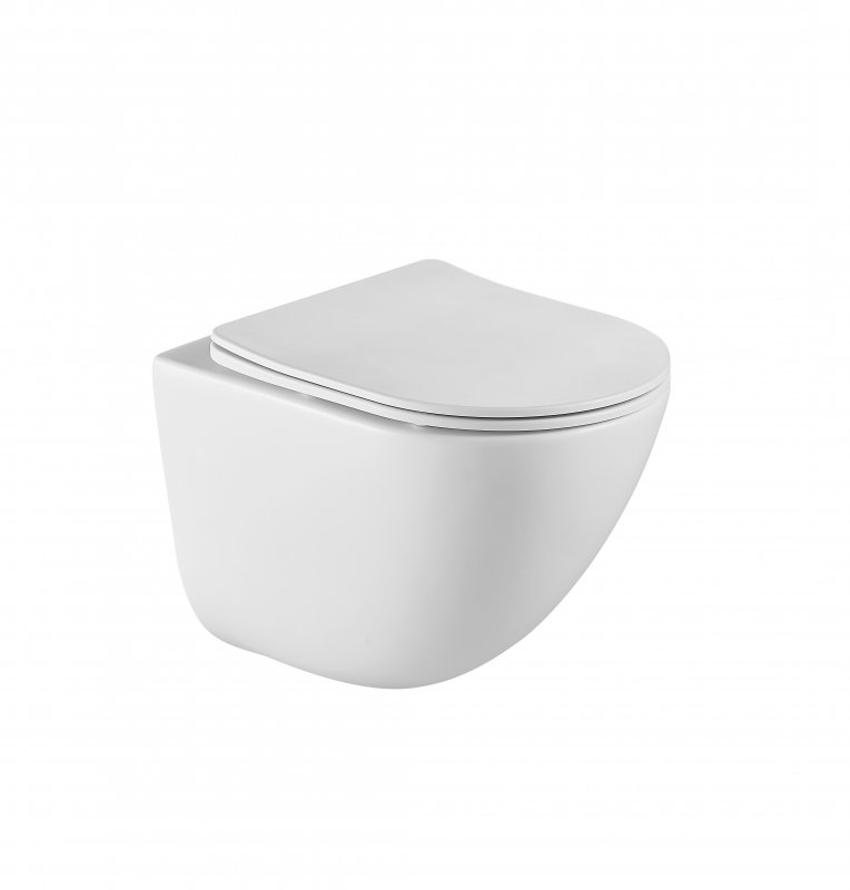 Унитаз подвесной безободковый BelBagno AMANDA Подвесной унитаз настенный Белый BELBAGNO Amanda Китай - Вид №2