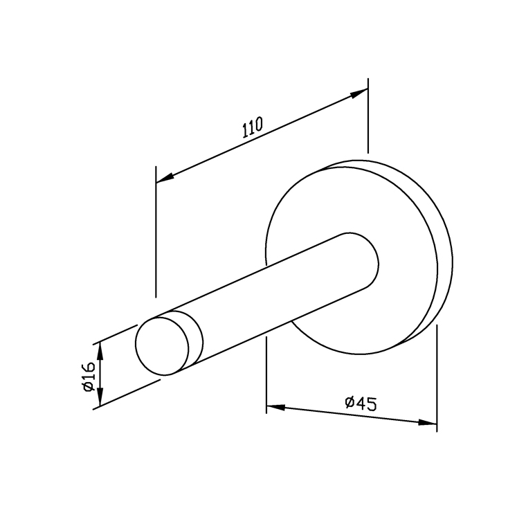 731218 Настенный дверной буфер AC218 WAGNER_EWAR A-LINE Wagner Ewar  - Вид №1