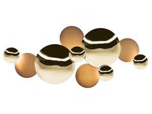 Металлический светодиодный настенный светильник