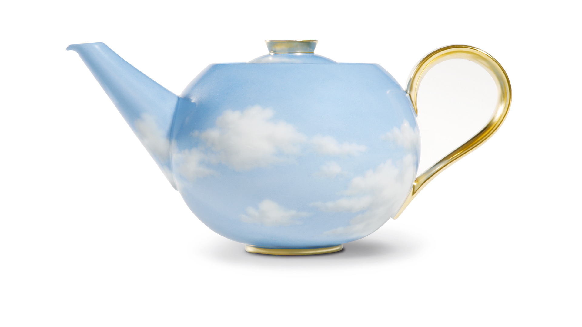 86869 Sieger by Furstenberg Сервиз чайный 2/12 "Голубое небо" п/к (со столом) Фарфор  - Вид №5