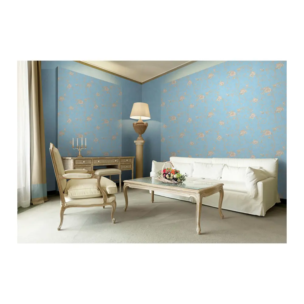 Обои флизелиновые Euro Decor Елизавета синие 1.06 м 1014-03 15530346 STLM-2138615 - Вид №2