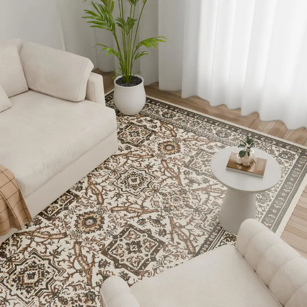 Ковер Santreyd Sahara 200x300 кремовый для уютного интерьера 89348878 STLM-1059798