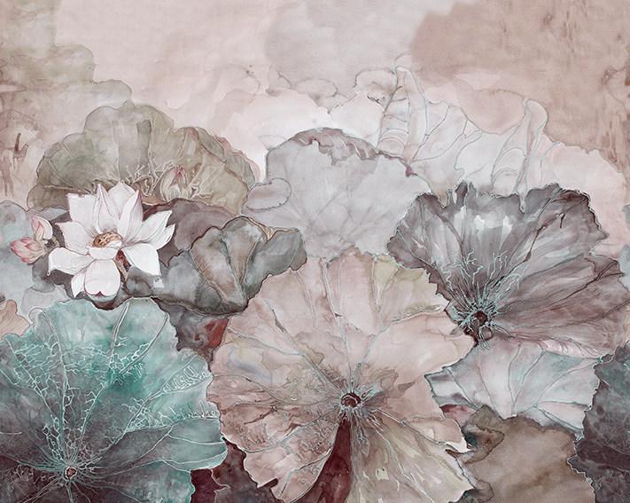 Wall&decò Водонепроницаемые обои из стекловолокна с цветочными мотивами Wet system 16 sun-id-1446600 - Вид №3