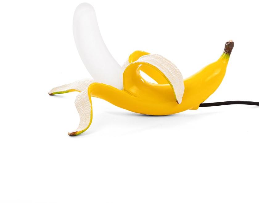 Seletti Светодиодная настольная лампа из смолы и стекла Banana lamp yellow sun-id-1434474 - Вид №5