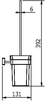 11925A Ерш подвесной цвет хром LANGBERGER ALSTER - Вид №3