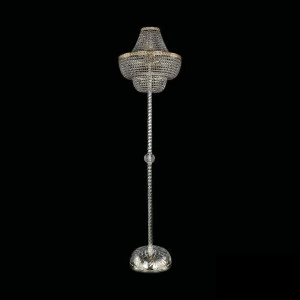 Торшер хрустальный на 8 ламп 172х45х45 см золото Bohemia Ivele 19091T3/H/45IV-172 G BOHEMIA IVELE ЭЛИТНЫЕ 00-3889513 Золото;прозрачный