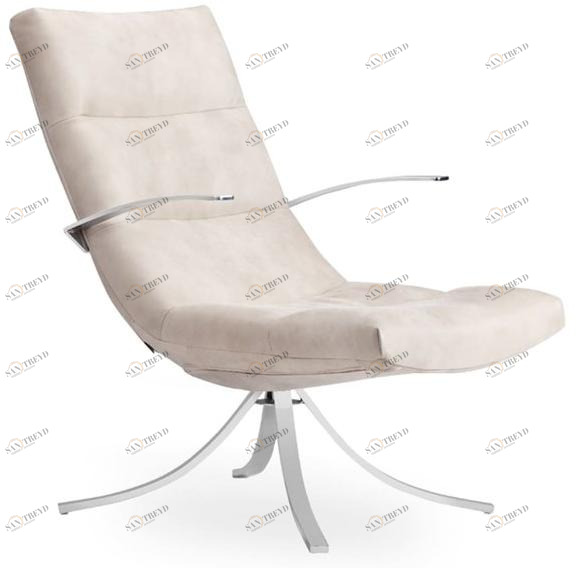 ROSSIN Кресло из акриловой ткани с подлокотниками Sinuè sun-id-1449961