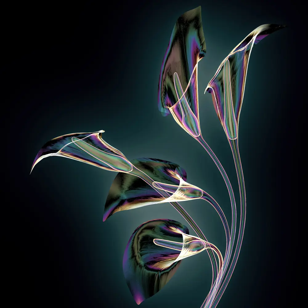 Картина на стекле Artabosko Стеклянный цветок 3 40x40 см 87811367 STLM-2186826 