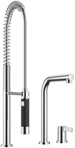 32800790-00_1_27789970-00_1 Смеситель на два отверстия с отдельными розетками с profi-душевым гарнитуром - хром Dornbracht Elio