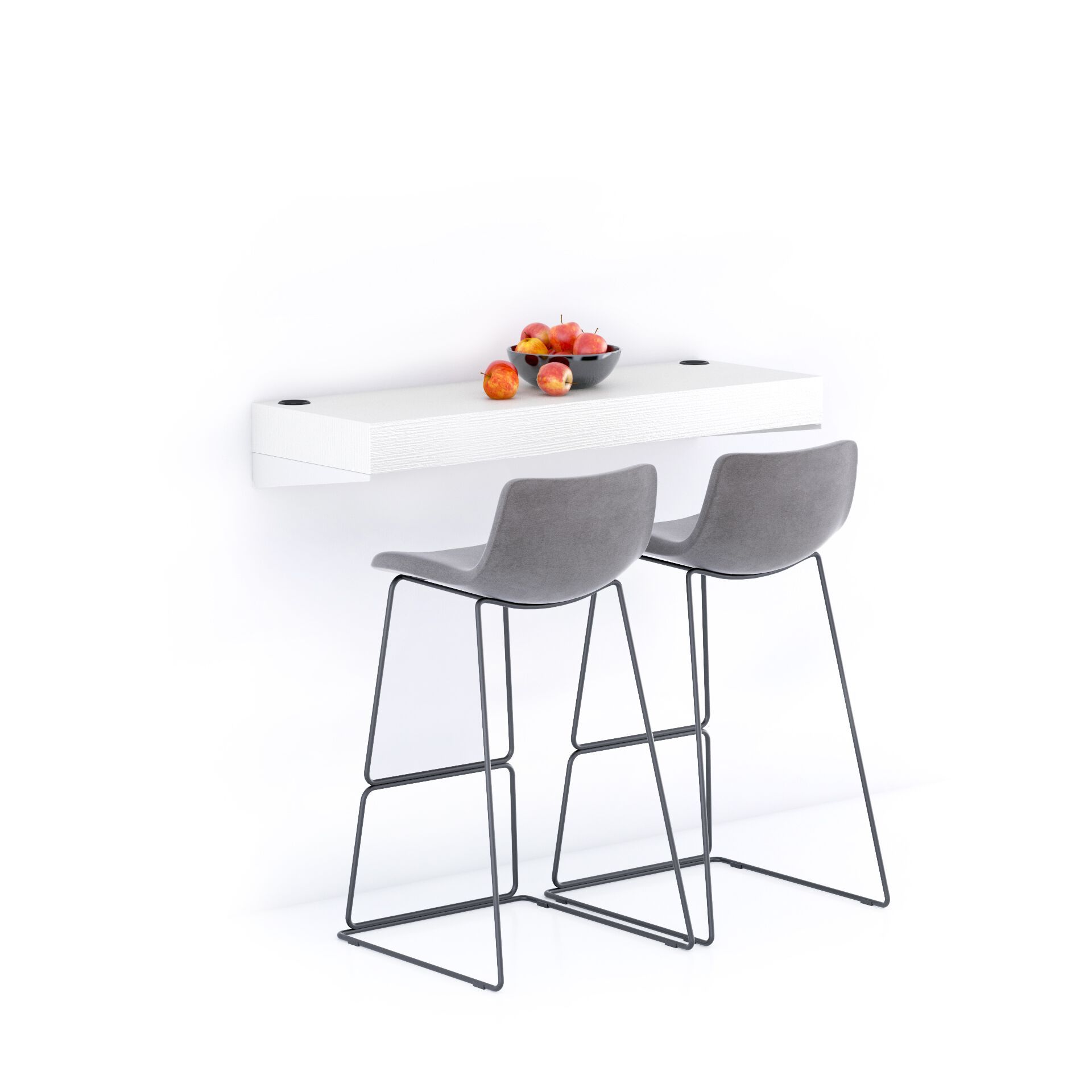 Высокий настенный стол в меламине с беспроводным зарядным устройством Mobili Fiver Evolution ARCH-00043867 - Вид №23