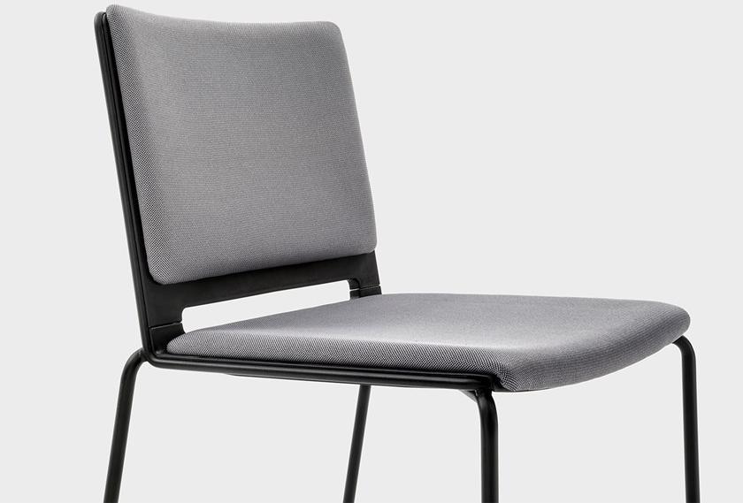 Viganò Стул из ткани штабелируемый для залов ожидания Daisy sun-id-1473217 - Вид №2