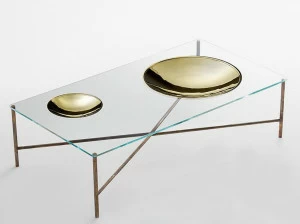 Gallotti&Radice Низкий прямоугольный журнальный столик для гостиной