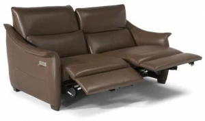 Natuzzi 2-местный регулируемый кожаный диван