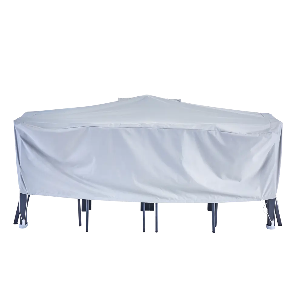 Защитный чехол для стола Naterial 200x80x130 см полиэстер светло-серый 84463528 STLM-2048592  - Вид №1
