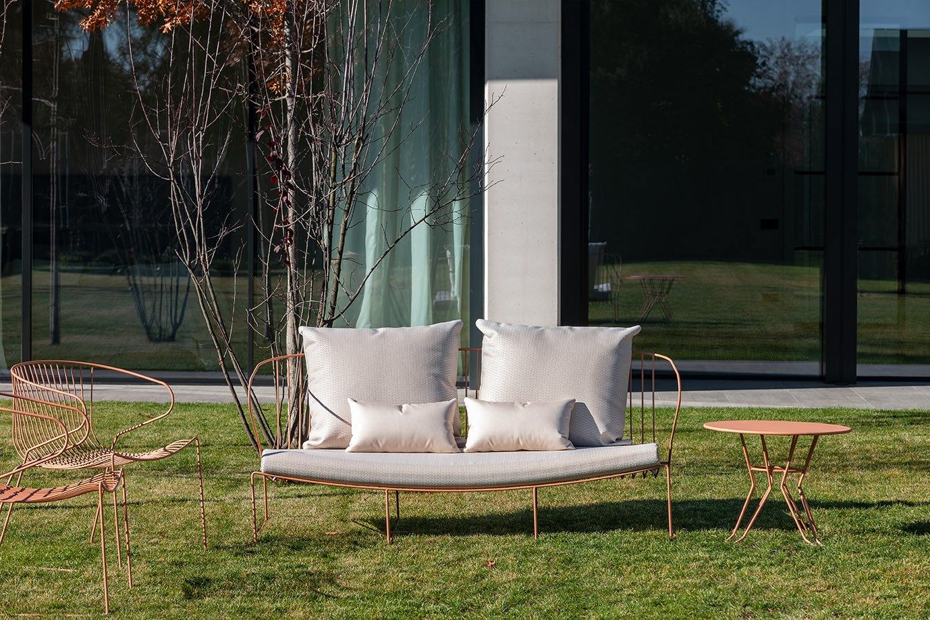 Стальной круглый садовый стол iSimar ARCH-00122188 - Вид №9