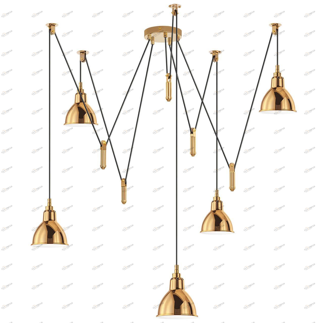 Подвесная люстра Lightstar Acrobata 761058 LIGHTSTAR ДИЗАЙНЕРСКИЕ, ACROBATA 137956 Бронза 