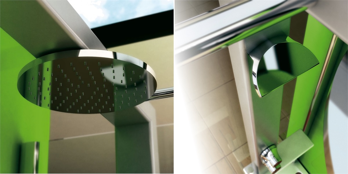 Душевое ограждение с колонной Start 140х90 9447-11830 Dx Jacuzzi 944711830DX - Вид №1