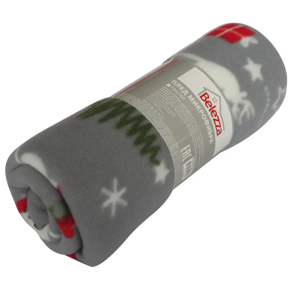 Плед Снеговик 130х170 см флис 82009303 STLM-2139004 BELEZZA  - Вид №2