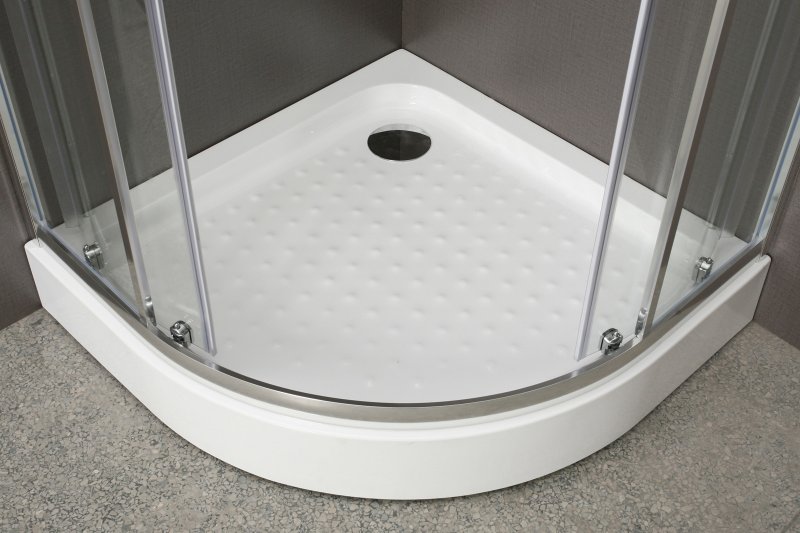 Душевая кабина без задних стенок BelBagno UNO-GL-R-2-90-C-Cr-TR - Вид №3