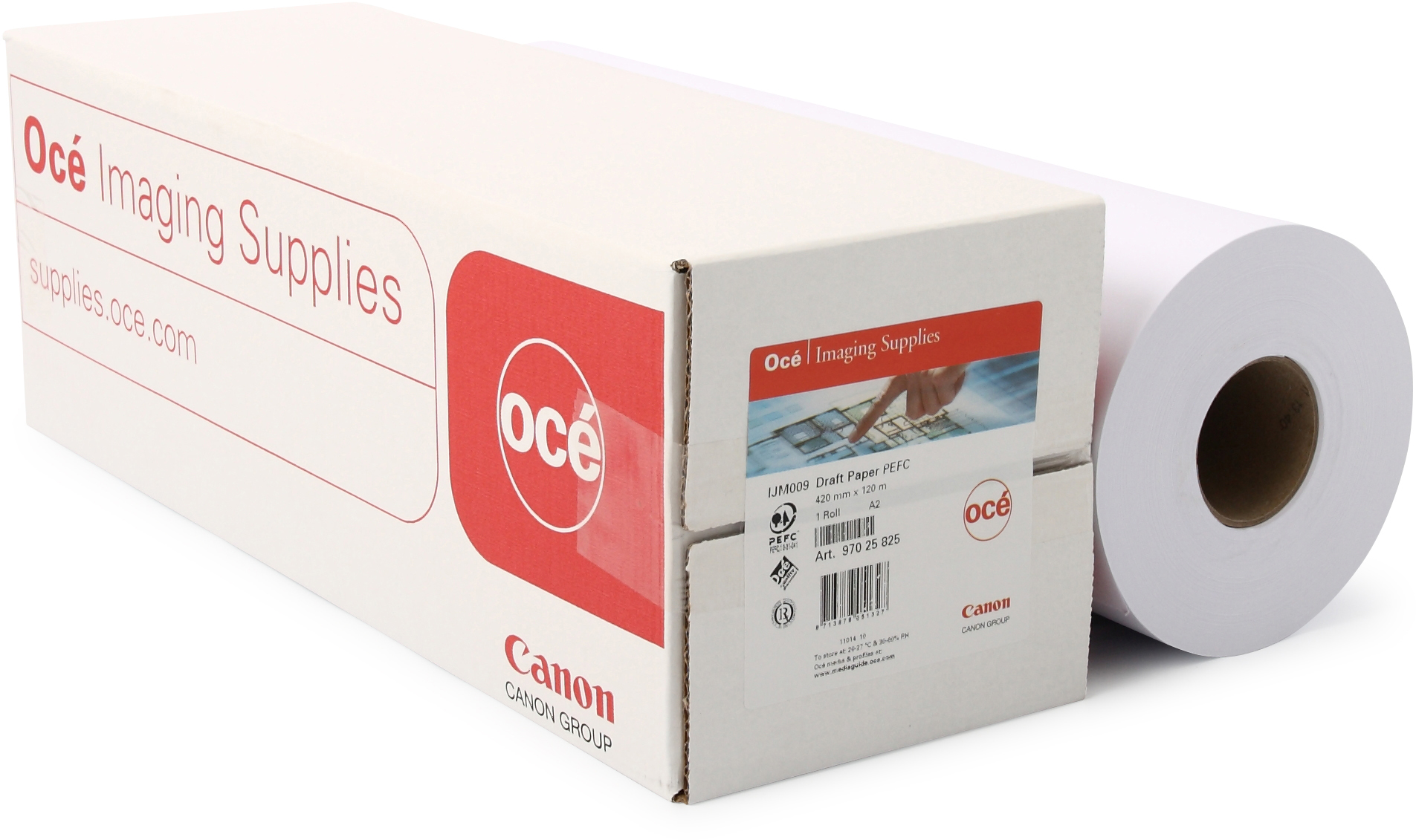 7673B009 Ijm009 oce draft 75 g/m2, 0,420x120 Canon 