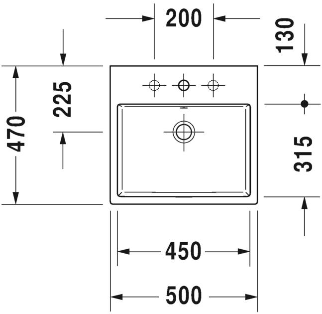 2352500000 Подвесная раковина настенная овальная Duravit Vero Air - Вид №1