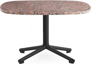 603481 Стол Era 67,5 x 66 см Black Alu Rose Normann Copenhagen