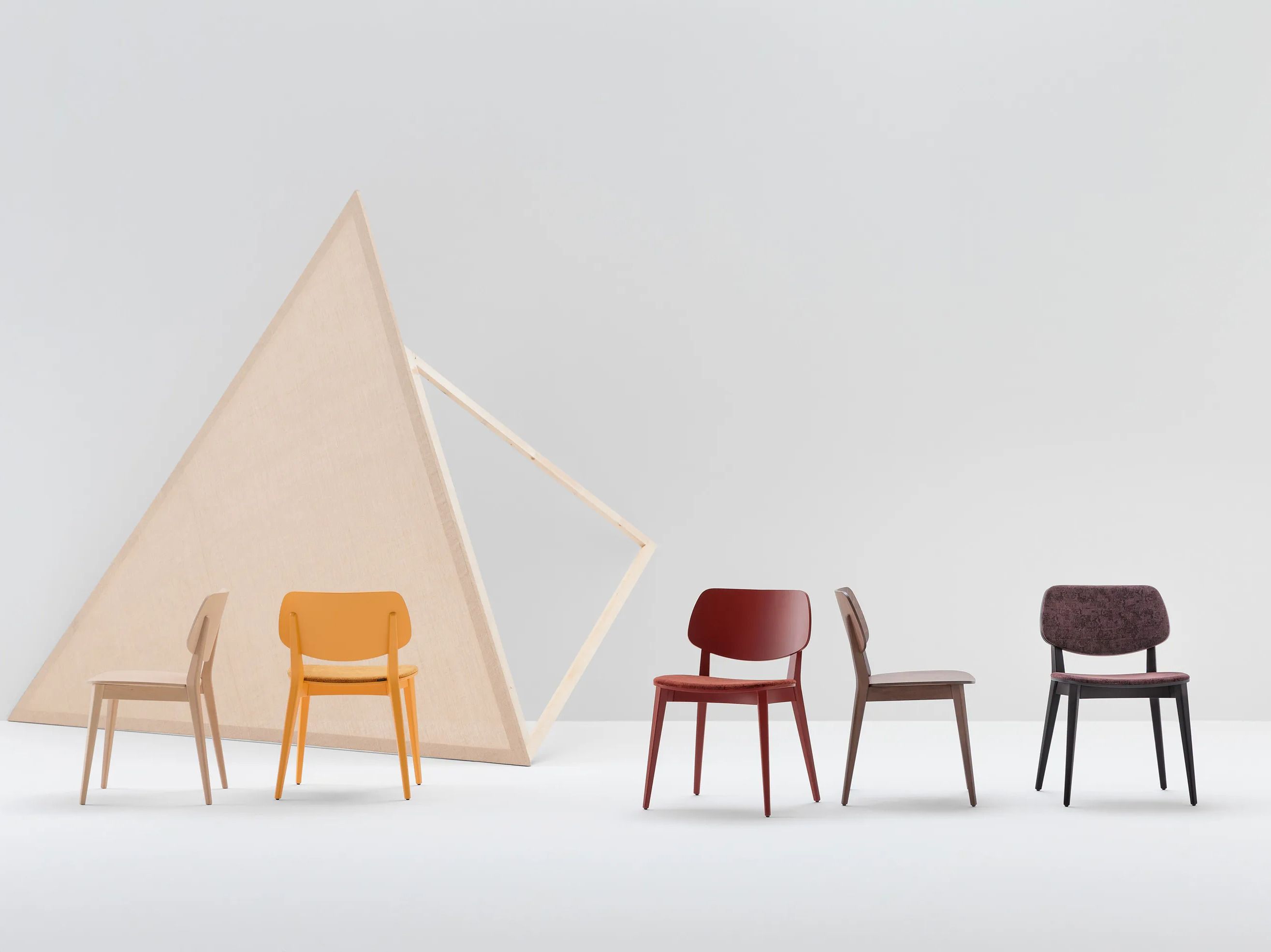 Мягкий стул из бука Billiani Doll ARCH-00097436 - Вид №1