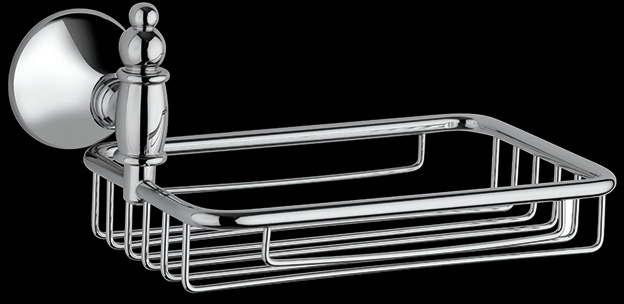 TM134 Мыльница в ванную, подвесная, сетчатая, латунная bagno&associati TEMPO