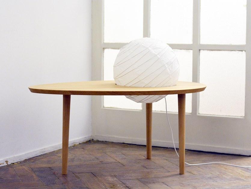 Dizzconcept Овальный деревянный журнальный столик sun-id-1512281 - Вид №5