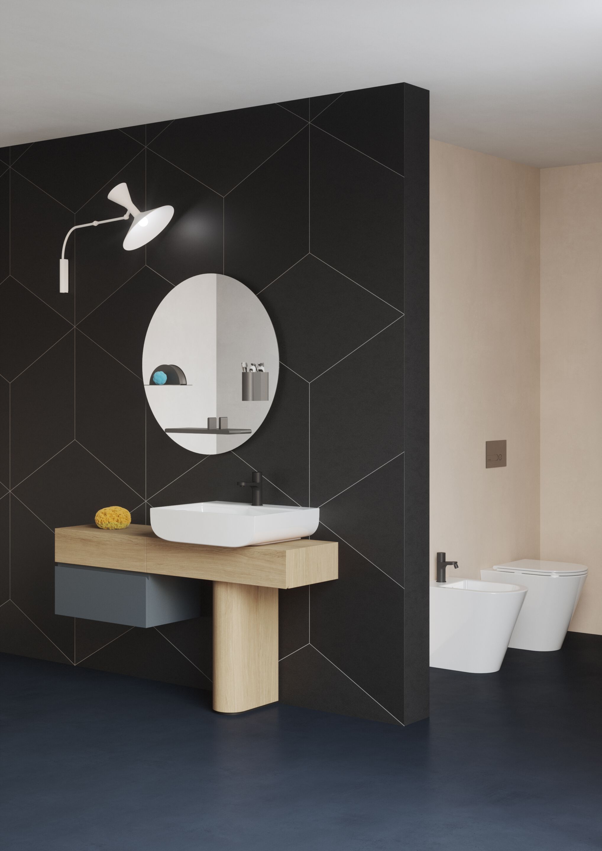 Деревянный умывальник с ящиками Azzurra Ceramica Charlotte ARCH-00117510 - Вид №2