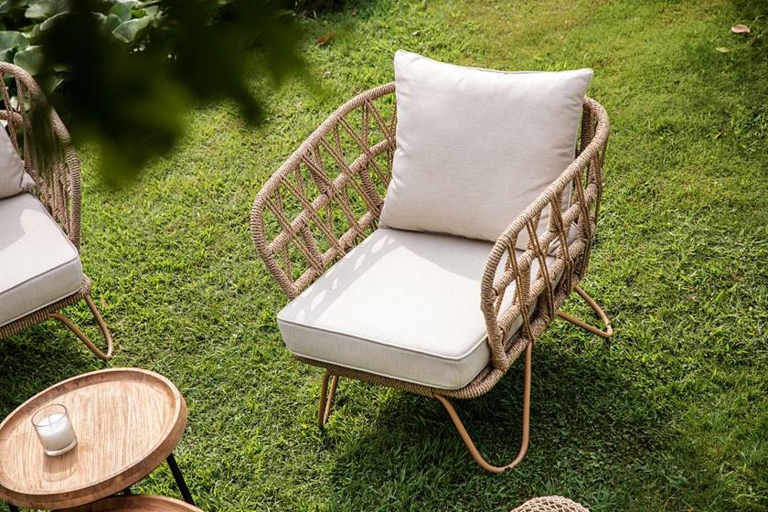 cbdesign Садовое кресло из синтетического волокна с подлокотниками Rio N723n1 - Вид №5