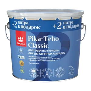 Краска для деревянных фасадов Tikkurila Pika-Teho Classic матовая цвет белый база А 11 л
