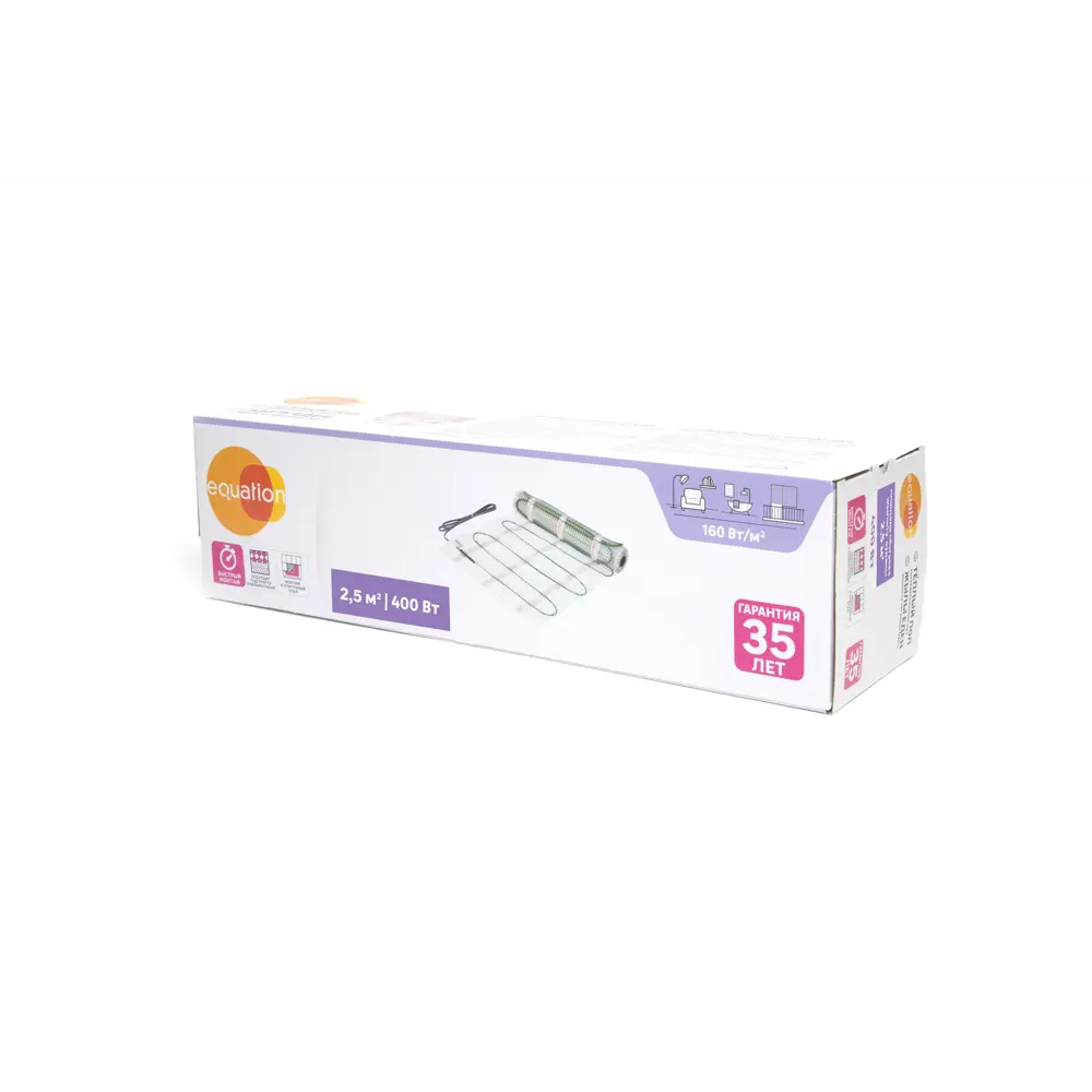 Equation: Нагревательный мат для тонкого теплого пола 2.5 м² 89345966 STLM-0941159 - Вид №4