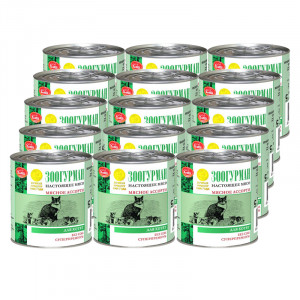 Т0040118*15 Корм для котят мясное ассорти говядина конс. ж/б 250г (упаковка - 15 шт) ЗООГУРМАН