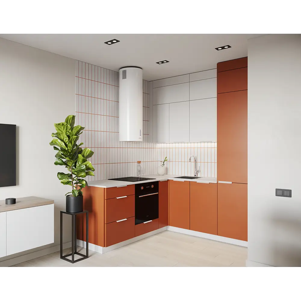 Фальшпанель для кухонного шкафа Тара 58x214.4 см KONSENSA МДФ цвет терракотовый 89389072 STLM-2203907  - Вид №9
