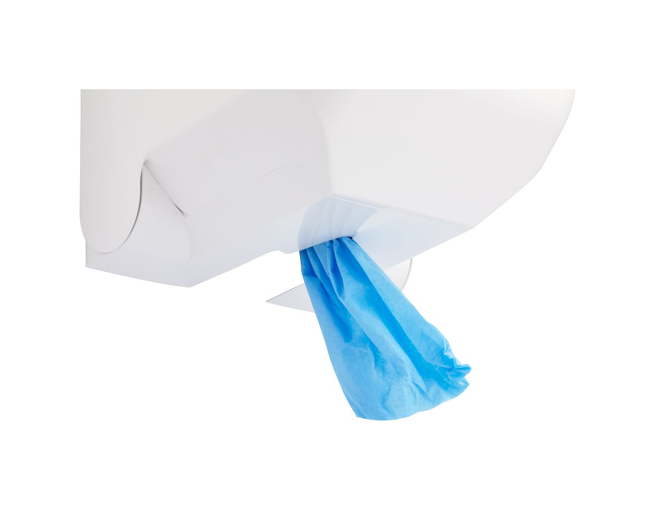 CTS101 Контейнер для бумажных полотенец в рулонах TOP MAXI, АБС-пластик, белый, серое окно Merida  - Вид №7